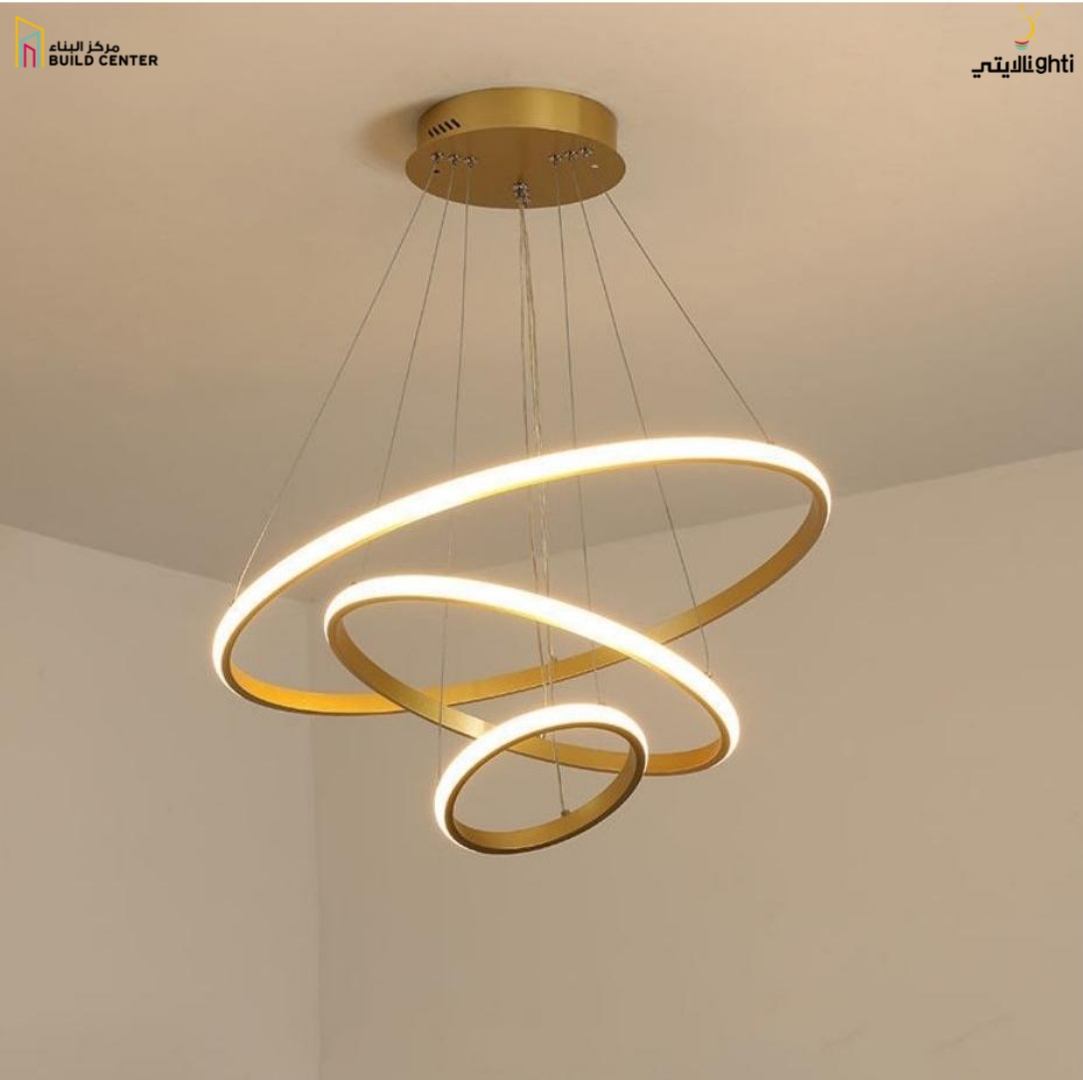 3*CCT Round Pendent Light Gold - 2 Years