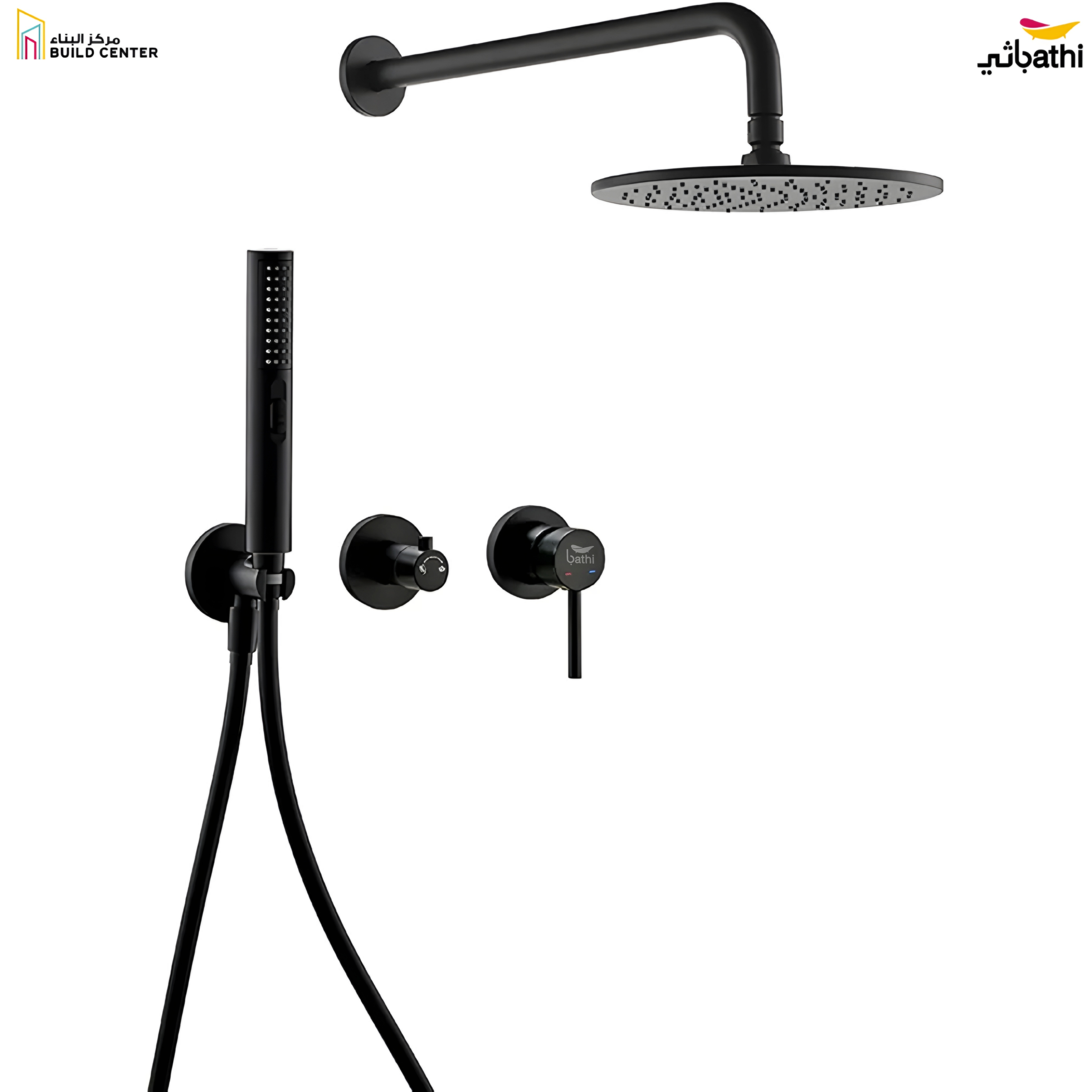 91136 Concealed Shower Mixer - Matt Black - 7 Years