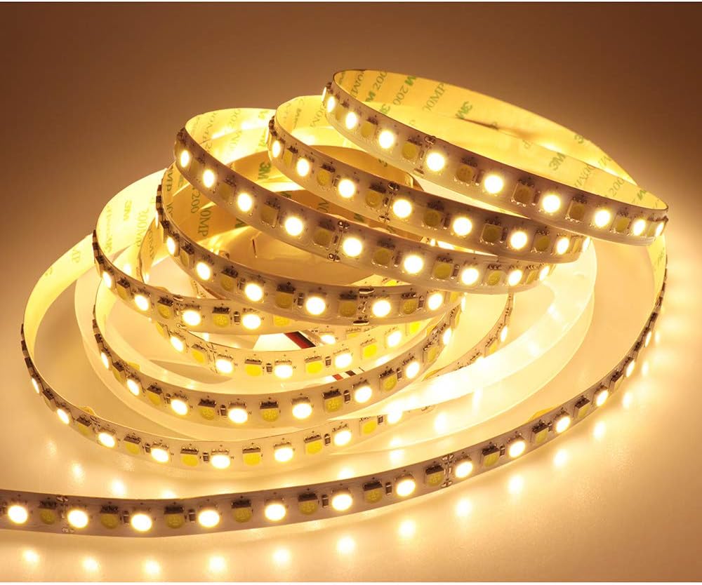 LED SMD DC12V Strip 10mm 120pcs 3000K - 1 Year